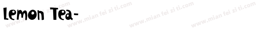 Lemon Tea字体转换